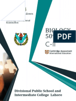 Biology C-2 Syllabus Breakdown (2023-24) Final