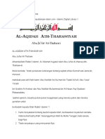 Aqidah Thohawiyyah