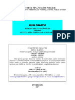 GHID PRACTIC Activitatea de Audit Intern Privind Activitatea Financiar Contabila