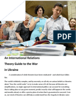 IR Theory Application On Ukraine