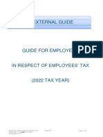 PAYE GEN 01 G16 Guide For Employers Iro Employees Tax For 2022 External Guide