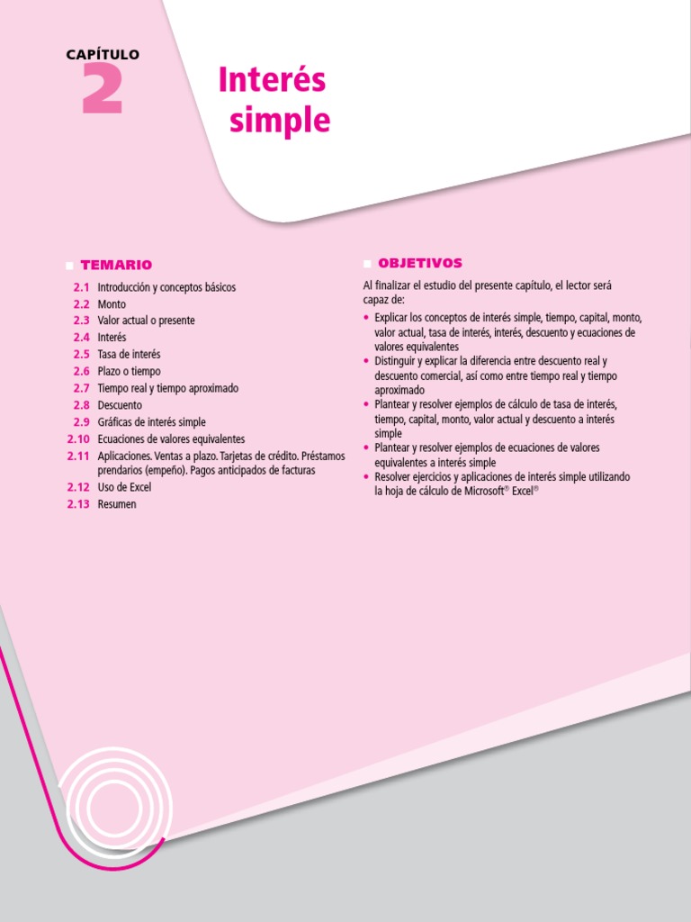 Libro Matemática Financiera - Semana 01 | PDF | Interés | Tasas de interés