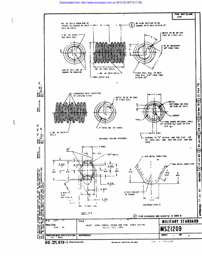 MS21209 Specification Document | PDF | Technology & Engineering