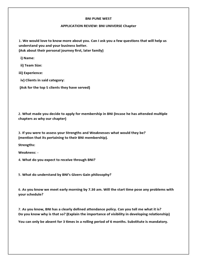App review form blank pdf