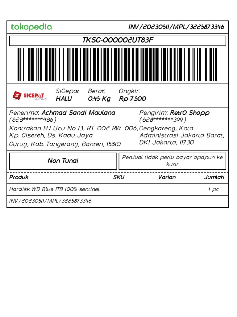 Shipping Label | PDF
