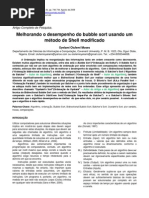 Download Traduzido Sem Reviso Melhorando o desempenho do Bubble Sort usando um mtodo de Shell modificado by Thiago Leal SN65416556 doc pdf