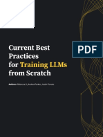 Current Best Practices For Training LLMs From Scratch - Final