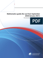 Mathematics Guide Updated Nov 2022