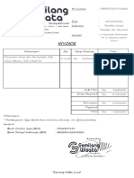 Invoice Pelunasan Cv. Kurnia Cianjur Maret 2022