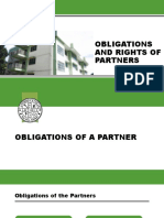 AEC 212 Partnership - Part2 - Obligations and Rights of Partners