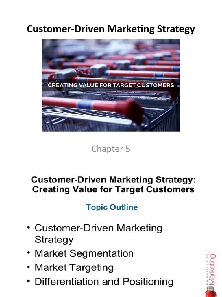 Chapter 5 Customer Driven Marketing Strategy Pdf