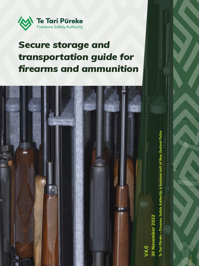 Firearms Secure Storage Guidance PDF Screw Firearms