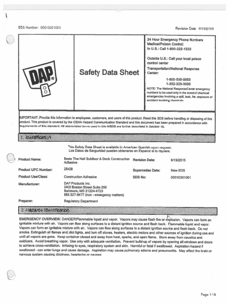 MSDS Book 042720 PDF Physical Sciences Chemistry
