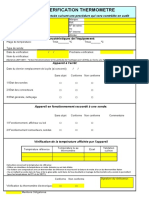 Fiche Vérification Thermo