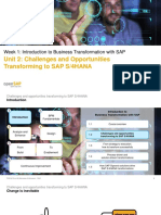 openSAP Signavio1 Week 1 Unit 2 Transform Presentation