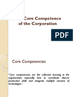 9-The Core Competence of The Organization