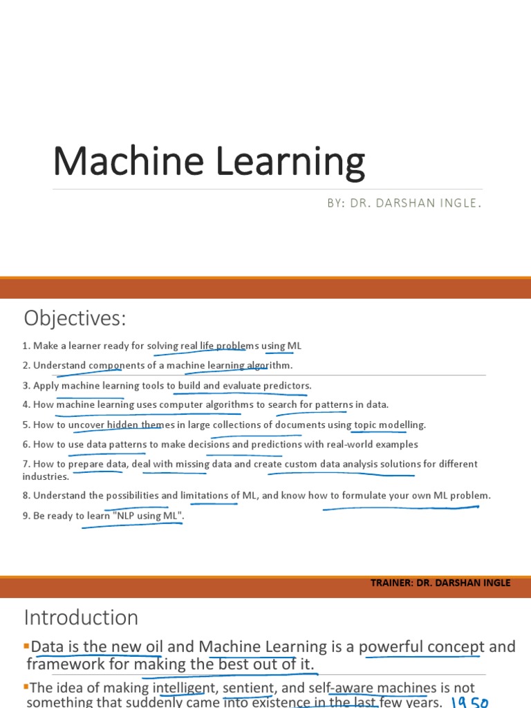 ML Introduction | PDF