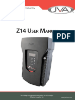 JVA Z14 User Manual 8v3x