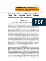 Knowledge, Attitude, and Practices of Males 10-49 Years Attending Ishaka Adventist Hospital On Safe Male Circumcision