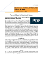 Placental Malarial Infection A Review