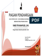 Piagam Penghargaan Pembina Terbaik