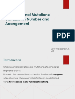 Chromosomal Mutations: Variation in Number and Arrangement: Davit Makasarashvili, MD