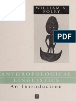 Anthropological Linguistics - An Introduction
