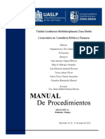 Formato Manual de Procedimientos