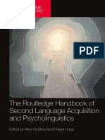 The Routledge Handbook of Second Language Acquisition and Psycholinguistics