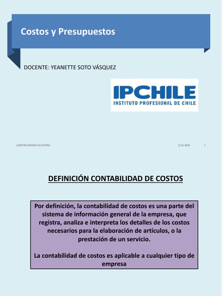 Contabilidad de Costos y Presupuestos | PDF | Costo | Presupuesto
