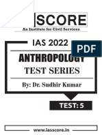 Anthropology: Test Series