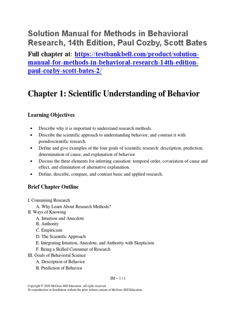 Tum Behavioral Research Methods