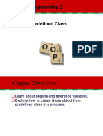 Week 02 - Predefined Classes