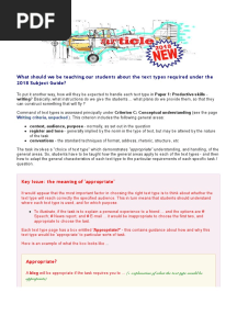 Text Type Conventions IB Englishb