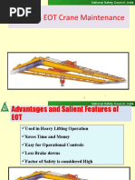 EOT Crane Maintenance Checklist | PDF | Electric Motor | Switch