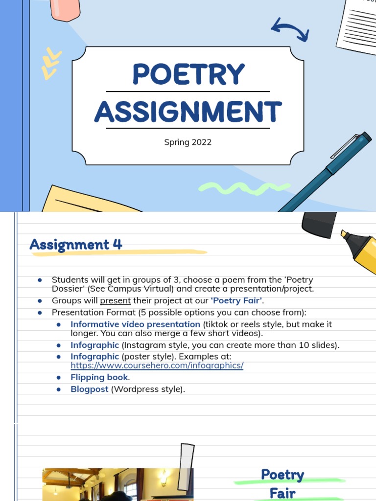 poetry assignment