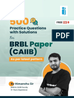 500 Practice Questions For BRBL Paper