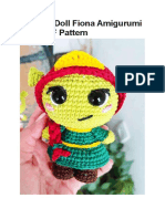 Crochet Doll Fiona Amigurumi Free PDF Pattern