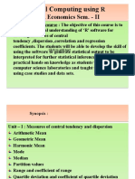 R Software Presentation Syllabus