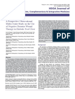 A Prospective Observational Multi Centre Study On The Use of Negative Pressure Wound Therapy in Diabetic Foot Ulcer