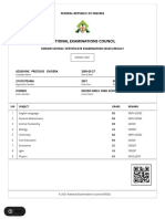 NECO Results 3