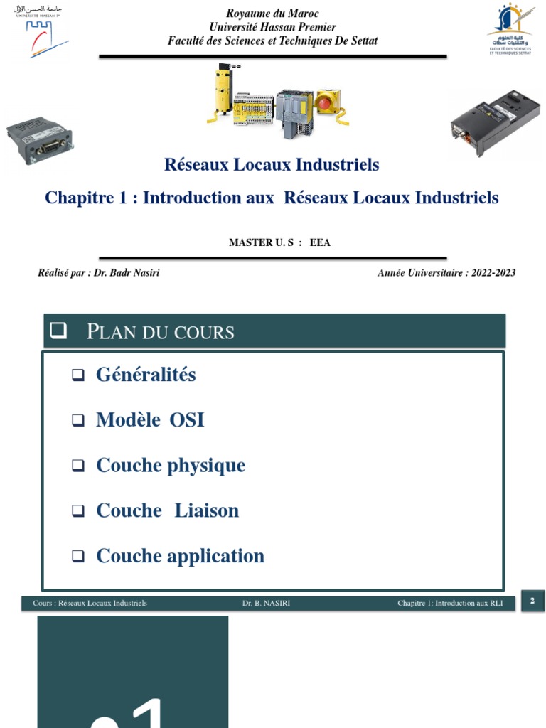 Introduction aux Réseaux Locaux Industriels | PDF | Topologie de réseau ...