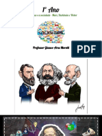 1 ano Individuo e Sociedade Marx, Durkheim e Weber 