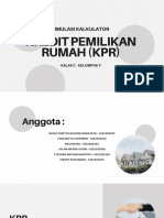 Simulasi Kalkulator KPR - Kelas C - Kelompok F