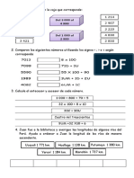 Comparación de Numeros 4°