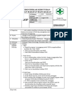 Sop Identifikasi Ukm Puskes Menggla