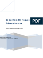 La Gestion Des Risques Internationaux