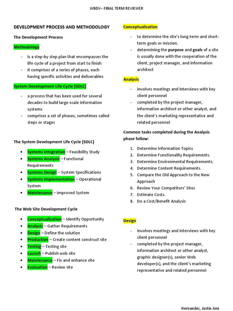 WB DV Final Term Reviewer | PDF | Java Script | World Wide Web