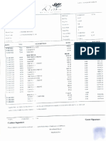 Food & Beverage Bill