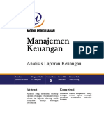 MODUL-2. Analisis Rasio Keuangan